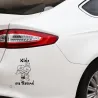 Kinder an Bord - Vinyl Auto Aufkleber