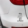Kinder an Bord - Vinyl Auto Aufkleber
