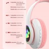 Kabellose Kopfhörer - LED - Bluetooth - Geräuschunterdrückung - Unterstützung TF-Karte - 3,5mm Buchse - Katzenohren