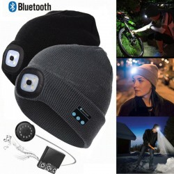 Bluetooth 5.0 - wireless smart hat - headphones - headset with 4 LedsEar- & Headphones