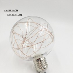 E27 - 220V 110V - RGB - LED dekorative Lampe