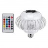 E27 - RGB LED bulb with wireless Bluetooth speaker - remote control - 110V-220V 6WE27