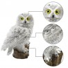 Owl geformtes Gartenlicht mit Solarpaneel - LED - wasserdicht