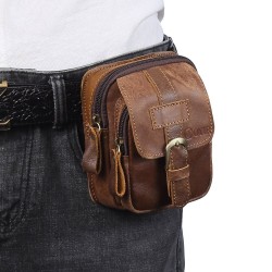 Mini Taille Tasche - echtes Leder