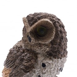 Owl geformtes Gartenlicht mit Solarpaneel - LED - wasserdicht