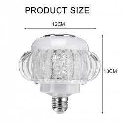E27 - RGB LED bulb with wireless Bluetooth speaker - remote control - 110V-220V 6WE27