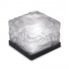 Glass stone - ice cube - crystal garden light - night lamp - solar - 4 piecesSolar lighting