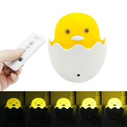 Gelbe Ente - LED Nachtlicht - EU Wandstecker - Steuersensor - dimmbar - Fernbedienung