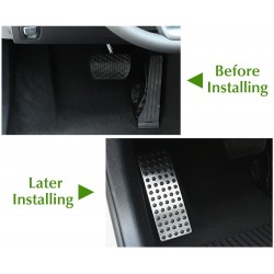 Stainless steel pedals covers for Mercedes Benz C E S GLK SLK CLS SL-Class W203 W204 W211 W212W210 AMGPedals