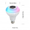 E27 - LED - RGB - Bluetooth Lautsprecher - Musiklampe mit Fernbedienung