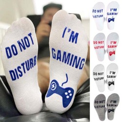 Do Not Disturb I'm Gaming / 2021 Will Be Better - funny socks - unisexAccessories