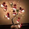 String with snowmans - LED Christmas tree decorative lightsChristmas