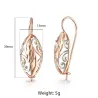 Cut out flowers - cubic zircon - crystal earringsEarrings