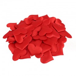 Satin hearts petals - confetti - weddings / tables / beds / Valentine's decoration - 100 pieces - 35mmValentine's day