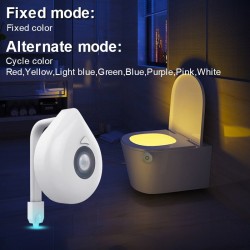 LED - WC Sitzleuchte - Nachtlicht - 8 wechselbare Farben
