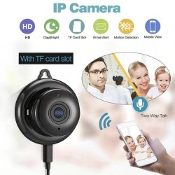 WiFi CCTV Mini Sicherheitskamera - P2P - IP - IR Nachtsicht - Bewegungserkennung - Babymonitor
