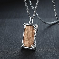 Rosewood pendant - necklace - keychain - braceletNecklaces