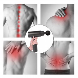 Elektrischer Körpermassager - Akku - wiederaufladbar - Muskel / Körperentspannung / Schmerzlinderung