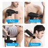 Massage gun - deep muscle relaxation - pain relief - 5 heads body massager with storage bagMassage