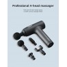 Massage gun - deep muscle relaxation - 6-modes - body massagerMassage