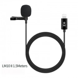 YC-LM10 II - 1.5m - 3m - 6m - professional microphone Lavalier - cable for iPhoneMicrophones