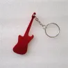 Bottle opener with keychain - metal guitarBar supply