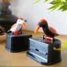 Automatische Zahnstocher-Container - bunte Vogel