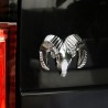 3D ram head - metal emblem - car stickerStickers