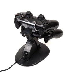 PS4 / Pro / Slim - Controller Ladedock - Stand - dual USB - LED