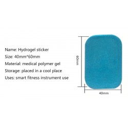 Hydrogel Bauchsticker - Ersatz-Patches für Schlankheit / Massagegürtel - 50 Stück