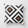 Wood / ethnic tribal pattern - cushion cover - polyester - 45 * 45cmCushion covers
