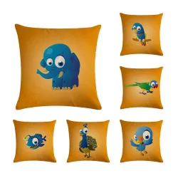 Cartoon animals - cushion cover - cotton - 45 * 45cmCushion covers