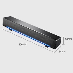 Soundbar - drahtlose Lautsprecher - mit Subwoofer - Bluetooth 5.0 - TV - Laptop - PC