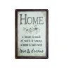 Family Home Rules & Quotes - metal sign - wall posterPlaques & Signs