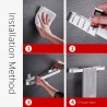 Handtuchhalter - Wandmontage - wasserdicht - Küche - Badezimmer