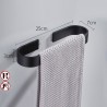Handtuchhalter - Wandmontage - wasserdicht - Küche - Badezimmer