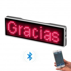 Digital LED Badge - insignia - programmierbar - Scrolling Message Board - Bluetooth