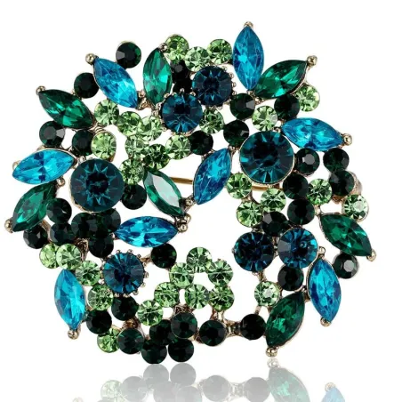 Crystal flowers - broochBrooches