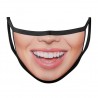 Protective mouth / face mask - reusable - cotton - mouth printMouth masks