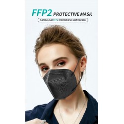 FFP2 - KN95 - PM2.5 - antibakterielle Schutzmündung / Gesichtsmaske - 5-Schicht - wiederverwendbar - 10 / 20 / 50 / 100 Stück
