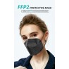 FFP2 - KN95 - PM2.5 - antibakterielle Schutzmündung / Gesichtsmaske - 5-Schicht - wiederverwendbar - 10 / 20 / 50 / 100 Stück