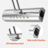 Modern bathroom mirror light with switch - LED lamp - stainless steel - waterproof - 220V - 7W - 9WWall lights