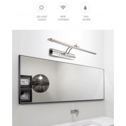 Modern bathroom mirror light with switch - LED lamp - stainless steel - waterproof - 220V - 7W - 9WWall lights