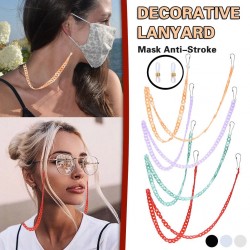 Multifunktions Perlenkette - Halter für Gläser / Gesichtsmasken - dekorative Lanyard