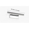 3W - 5W - 7W - LED wall light - stainless steel lamp with with switch - 25 cm - 40 cm - 55 cmWall lights