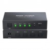 4x1 SPDIF - digitaler optischer Audioschalter - Toslink Schaltkasten mit optischem Kabel