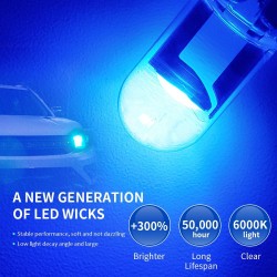 W5W 194 T10 - Cob LED Auto Lampe - 3000K - 6000K