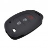 Silicone car key case - Hyundai - Elantra - Tucson - i40 - i20 - i10 - Creta - Santa Fe - 3 buttonsKeys