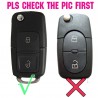 Silicone car remote key cover case - 2 buttons - VW - Skoda - Octavia - Fabia - SuperbKeys