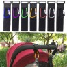 Baby pram stroller hook - aluminum clip with strapPrams